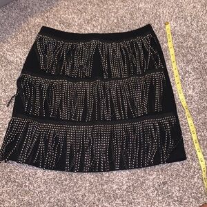 Black studded skirt